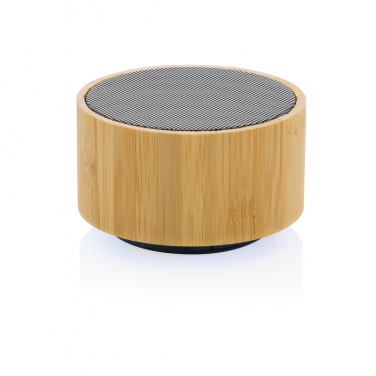 Logo trade advertising product photo of: RCS recycled plastic and bamboo 3W wireless speaker